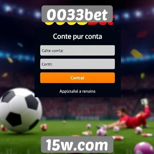 Como criar uma conta no 0033bet